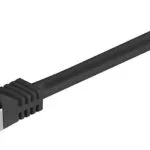 Goobay S/FTP Cat.7 Καλώδιο Δικτύου Ethernet 1m Μαύρο 1τμχ 91590