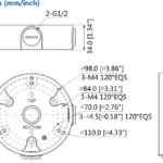 Dahua PFA136 Βάση για Κάμερες Συστημάτων CCTV Λευκό