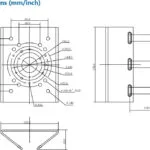 Dahua Βάση για Κάμερες Συστημάτων CCTV Λευκή Λευκό PFA150