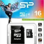 Silicon Power microSDHC 16GB Class 10 High Speed με αντάπτορα
