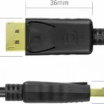 Unitek Cable DisplayPort male - DisplayPort male 3m Μαύρο (Y-C609BK)