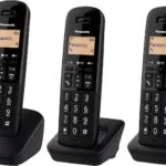 Panasonic KX-TGB613JTB Ασύρματο Τηλέφωνο Trio Μαύρο