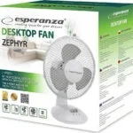 Esperanza Zephyr 9 EHF004WE Επιτραπέζιος Ανεμιστήρας 30W Διαμέτρου 23cm