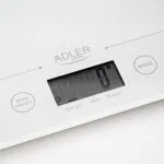 Adler Ψηφιακή Ζυγαριά Κουζίνας 1gr/5kg White AD 3138