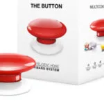 Fibaro Button Μπουτόν Συστημάτων Συναγερμού Κόκκινο FGPB-101-3