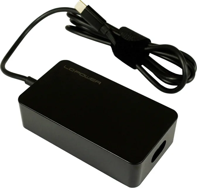 LC-Power USB-C Universal Φορτιστής Laptop 45W 20V 3A χωρίς Καλώδιο Τροφοδοσίας LC-NB-PRO-45-C - Image 1