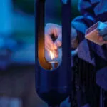 Gardena Clickup Επιτραπέζιο Διακοσμητικό Κήπου Μεταλλικό Torch ClickUp! 36.3cm 10x36.3εκ. 11360-20