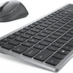 Dell KM7120W Ασύρματο Bluetooth Σετ Πληκτρολόγιο & Ποντίκι Αγγλικό US Ασημί