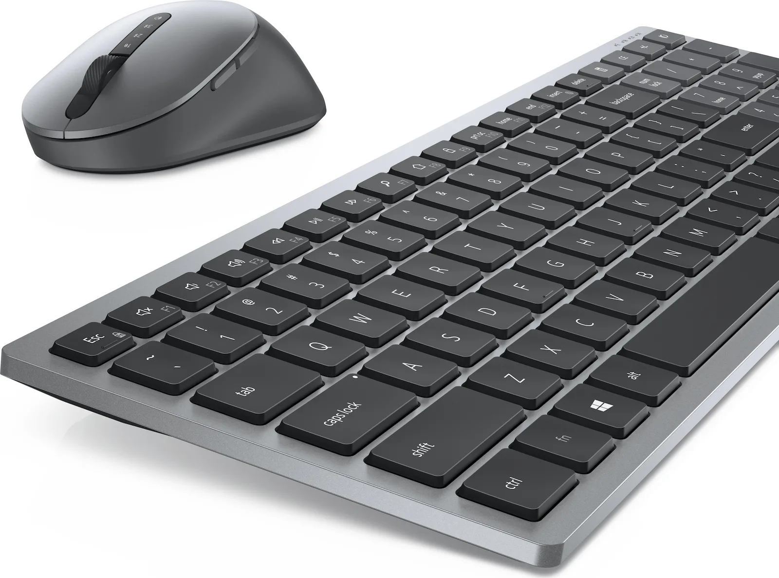 20211026161607_be538969 Dell KM7120W Ασύρματο Bluetooth Σετ Πληκτρολόγιο & Ποντίκι Αγγλικό US Ασημί - Image 1