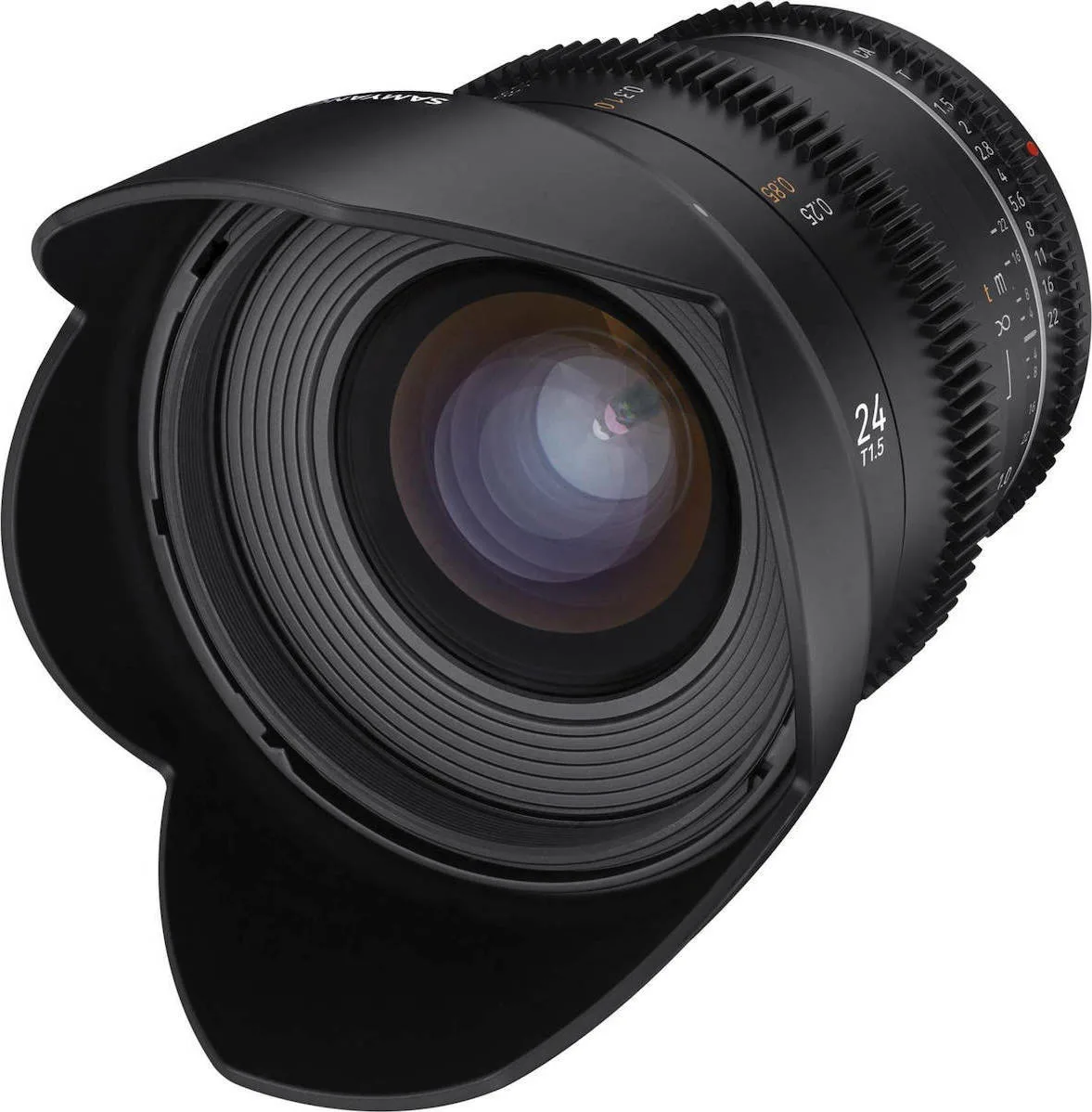 Samyang Full Frame Φωτογραφικός Φακός 24mm T1.5 VDSLR MK2 Cine Σταθερός για Fujifilm X Mount Μαύρος - Image 1