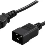 Powerwalker IEC C20 - IEC C13 Cable 1.8m Μαύρο 91010041