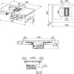 Franke Maris Hob Extractor FMA 839 HI Επαγωγική Εστία Αυτόνομη με Απορροφητήρα & Λειτουργία Κλειδώματος 89x52εκ. 3400595364