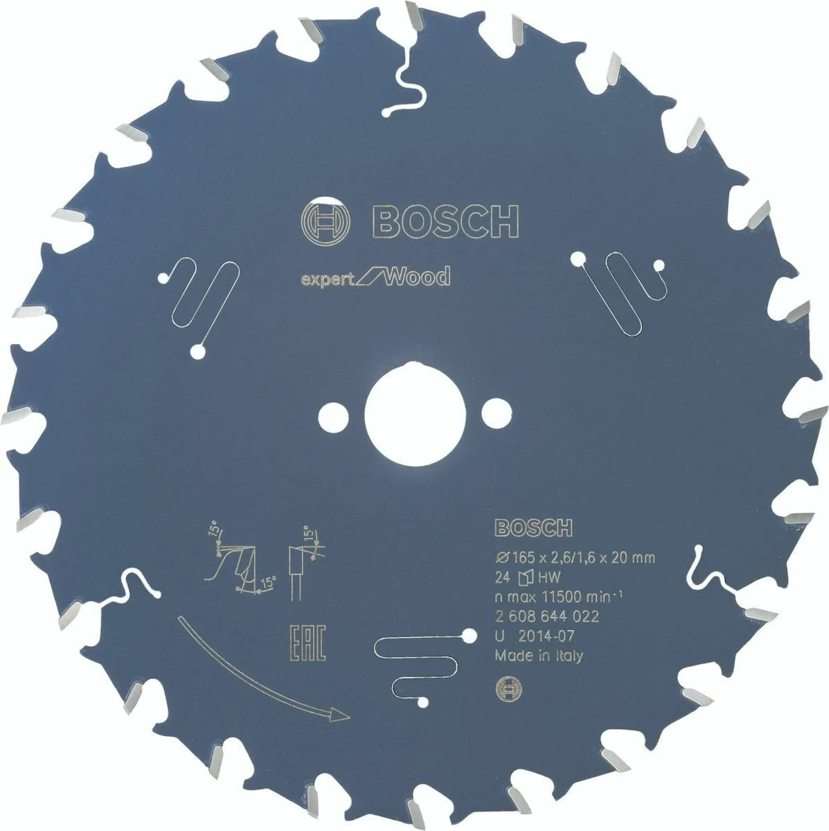 20211029161224_a20f3c05 Bosch Saw Blade EX WO H Δίσκος Κοπής Ξύλου 165mm 2608644022 - Image 1