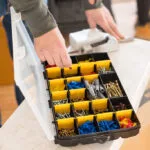 Stanley Ταμπακιέρα Εργαλείων 22 Θέσεων με Ρυθμιζόμενα Χωρίσματα Μαύρη 36x23x4.8εκ. STST81681-1
