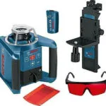 Bosch GRL 300 HV Αυτορυθμιζόμενο Περιστροφικό Αλφάδι Laser Κόκκινης Δέσμης 9V με Εύρος Εργασίας 60m