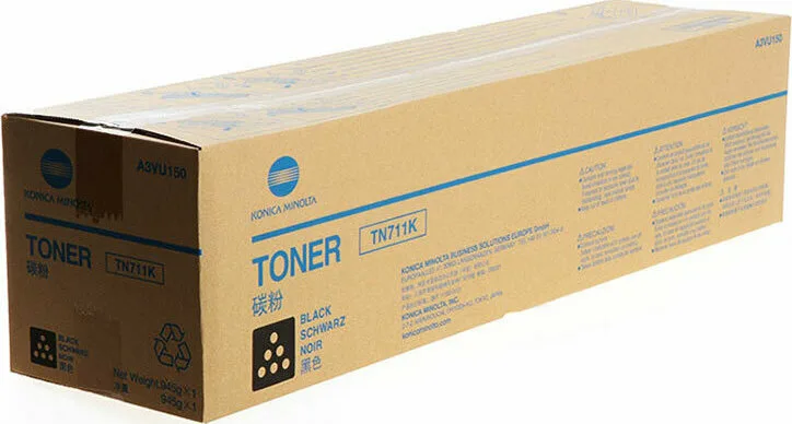 20211029165304_eae41717 Konica Minolta TN-711K Γνήσιο Toner Laser Εκτυπωτή Μαύρο 47200 Σελίδων A3VU150 - Image 1