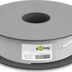 Goobay S/FTP Cat.6a Καλώδιο Δικτύου Ethernet χωρίς ακροδέκτες 100m Γκρι 1τμχ 96094