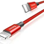 Baseus Yiven Braided USB to Lightning Cable Κόκκινο 1.8m (CALYW-A09)