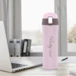 Maestro MR-1643 Μπουκάλι Θερμός Ανοξείδωτο 400ml Ροζ με Επιστόμιο MR-1643-40C