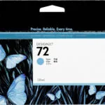 HP 72 Γνήσιο Μελάνι Εκτυπωτή InkJet Κυανό (C9371A)
