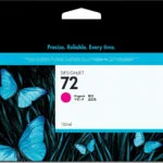 HP 72 Γνήσιο Μελάνι Εκτυπωτή InkJet Ματζέντα (C9372A)