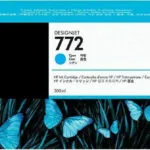 HP 772 Γνήσιο Μελάνι Εκτυπωτή InkJet Κυανό (CN636A)