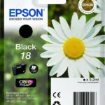 Epson 18 Γνήσιο Μελάνι Εκτυπωτή InkJet Μαύρο (C13T18014010 C13T18014012)