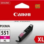 Canon CLI-551XL Γνήσιο Μελάνι Εκτυπωτή InkJet Ματζέντα (6445B001)