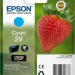 Epson 29 Γνήσιο Μελάνι Εκτυπωτή InkJet Κυανό (C13T29824010 C13T29824012)