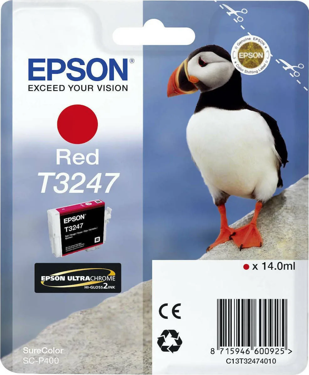 20211102143009_epson_t3247_red_c13t324740 Epson T3247 Γνήσιο Μελάνι Εκτυπωτή InkJet Κόκκινο (C13T32474010) - Image 1