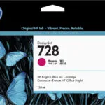 HP 728 Γνήσιο Μελάνι Εκτυπωτή InkJet Ματζέντα (F9J66A)