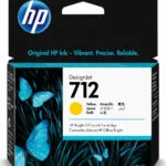 HP 712 Γνήσιο Μελάνι Εκτυπωτή InkJet Κίτρινο (3ED69A)