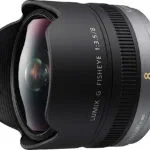 Panasonic Crop Φωτογραφικός Φακός Lumix G 8mm f3.5 Fisheye για Micro Four Thirds (MFT) Mount Μαύρος
