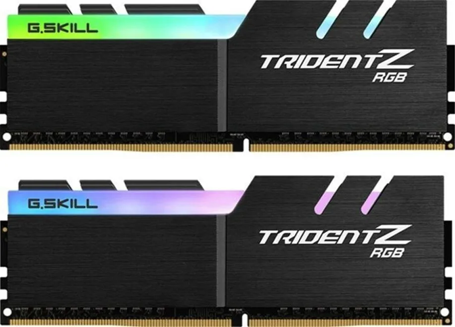 G.Skill Trident Z RGB DDR4 32GB RAM με 2x16GB Modules και Ταχύτητα 3200 για Desktop F4-3200C16D-32GTZRX - Image 1