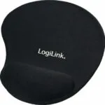 LogiLink GEL Mouse Pad (230mm) με Στήριξη Καρπού Μαύρο ID0027