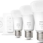 Philips Smart Λάμπες LED 9.5W για Ντουί E27 και Σχήμα A60 Θερμό Λευκό 1055lm Dimmable 3τμχ 929002469204