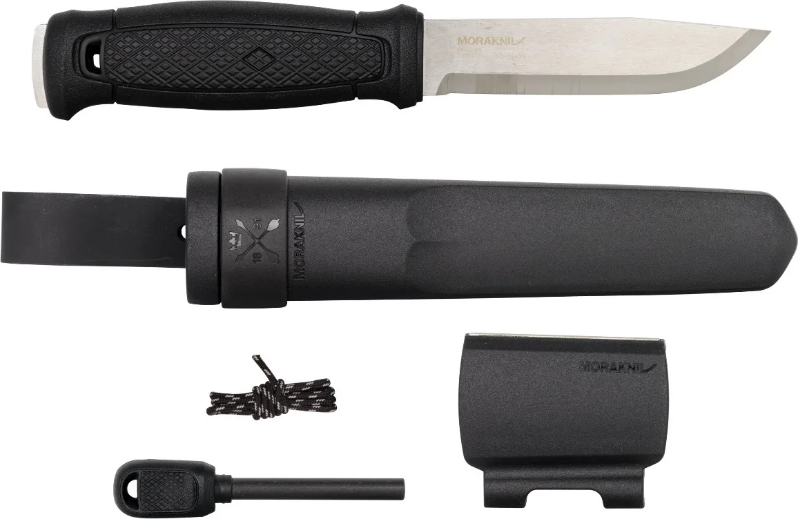 20211103112129_morakniv_machairi_garberg_mayro_me_kit_epiviosis_13914 Morakniv Garberg (S) Survival Kit Μαχαίρι Επιβίωσης Μαύρο σε Θήκη 13914 - Image 1