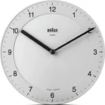 Braun BC06W Αθόρυβο Ρολόι Τοίχου Πλαστικό White Ø20cm 78948