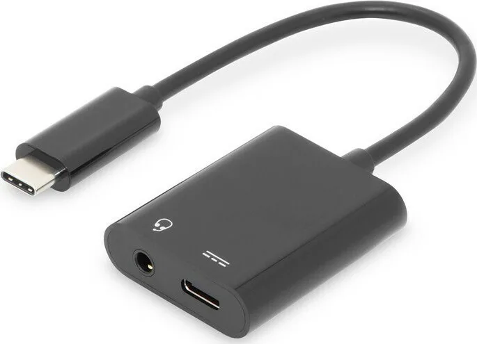 Digitus Μετατροπέας USB-C male σε 3.5mm / USB-C female 1τμχ AK-300400-002-S - Image 1