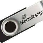 MediaRange 64GB USB 2.0 Stick Ασημί