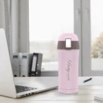Maestro MR-1643 Ποτήρι Θερμός Ανοξείδωτο 300ml Ροζ με Επιστόμιο MR-1643-30C
