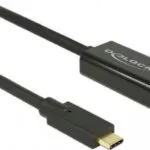 DeLock Regular USB 3.1 Cable USB-C male - DisplayPort Male Μαύρο 2m (85256)