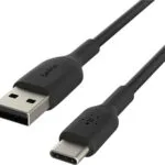 Belkin USB 2.0 Cable USB-C male - USB-A 15W Μαύρο 2m (CAB001bt2MBK)