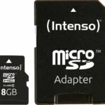 Intenso microSDHC 8GB Class 10 High Speed με αντάπτορα