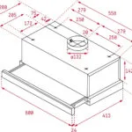 Teka TL 6310 Συρόμενος Απορροφητήρας 60cm Inox