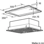 Bosch Μηχανισμός Απορρόφησης 53cm Inox DHL555BL