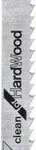 Bosch T101BRF Λάμες Clean for Hard Wood για Ξύλο 100mm 5τμχ