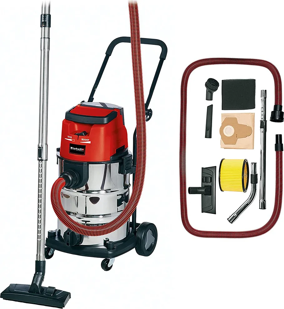 Einhell Tevc 36/30 Li Επαναφορτιζόμενη Σκούπα Υγρών / Στερεών Χωρίς Φορτιστή και Μπαταρία με Πλαστικό Κάδο 30lt - Image 1