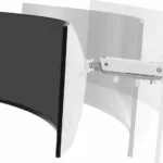 Ergotron HX Βάση Γραφείου Οθόνης έως 49" με Βραχίονα Λευκή