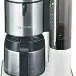 Bosch Προγραμματιζόμενη TKA8A681 Καφετιέρα Φίλτρου 1100W Inox/White
